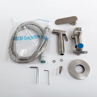 Гигиенический душ со смесителем CEZARES STYLUS-DIF-IN сатин